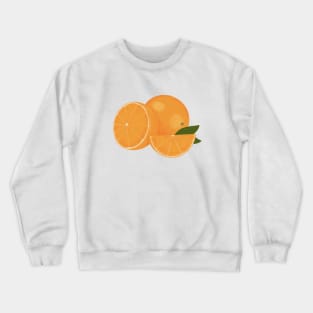 Orange illustration Crewneck Sweatshirt